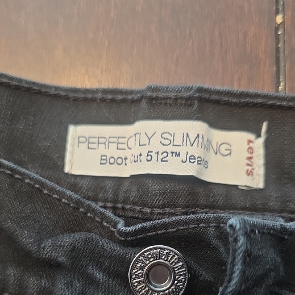 Elegant Black Straight Leg Women's Jeans - Picture 4 of 7